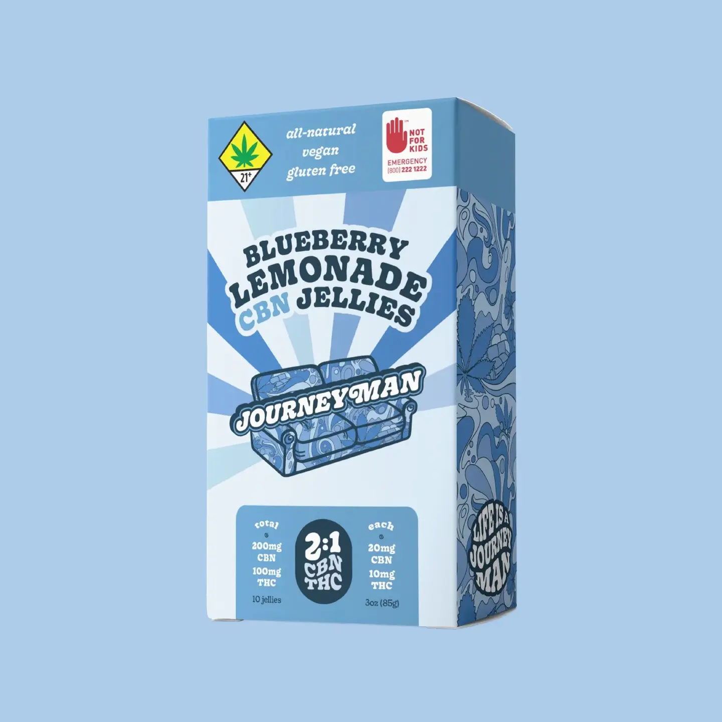 Journeyman Blueberry Lemonade Jellies 2:1 - 200CBN 100THC
