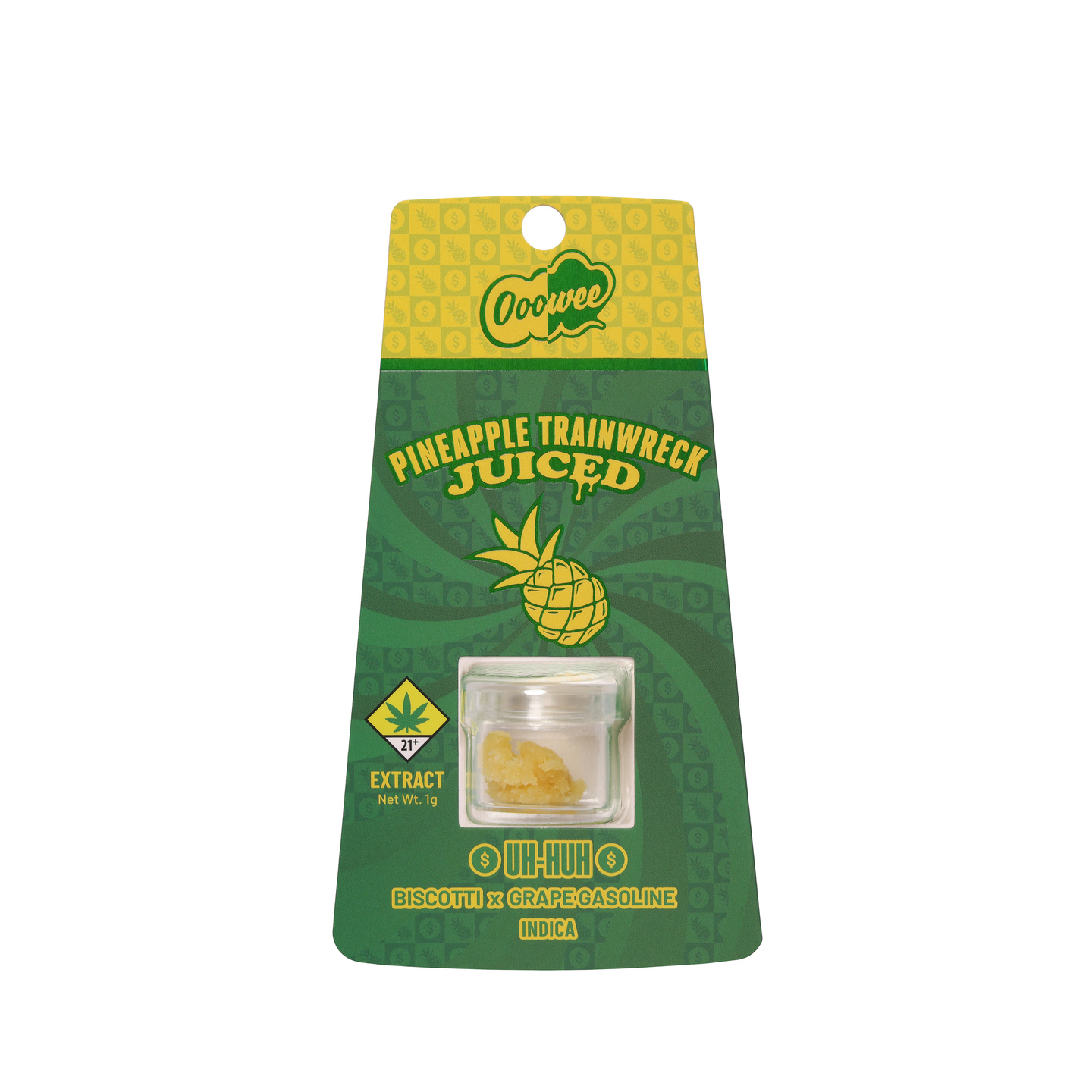 Ooowee Uh Huh / Pineapple Trainwreck - 1g - Juiced Wax - Ooowee