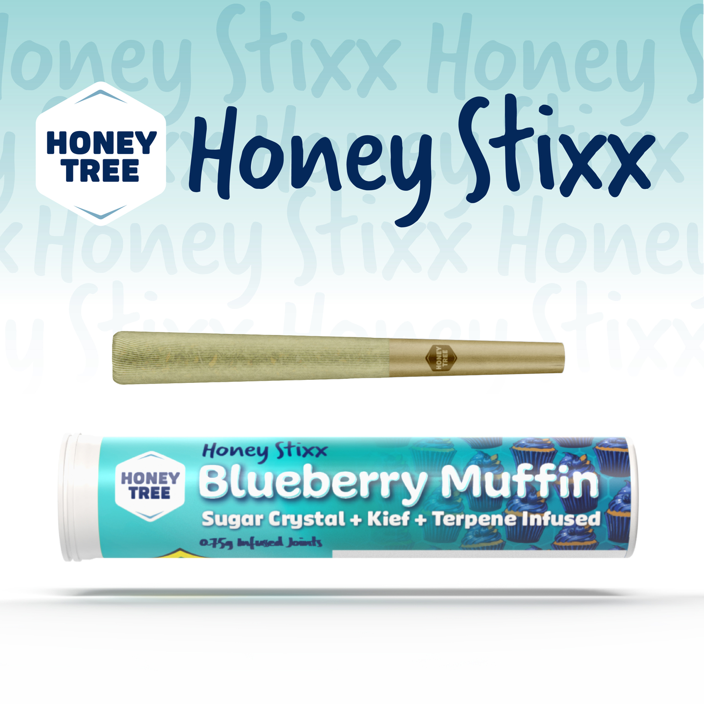 Honey Stixx Blueberry Muffin - .75g - Infused Preroll - Flavored - Honey Stixx - Floyd's Cannabis Dispensary in WA Honey Stixx Blueberry Muffin - .75g - Infused Preroll - Flavored - Honey Stixx - Floyd's Cannabis Dispensary in WA