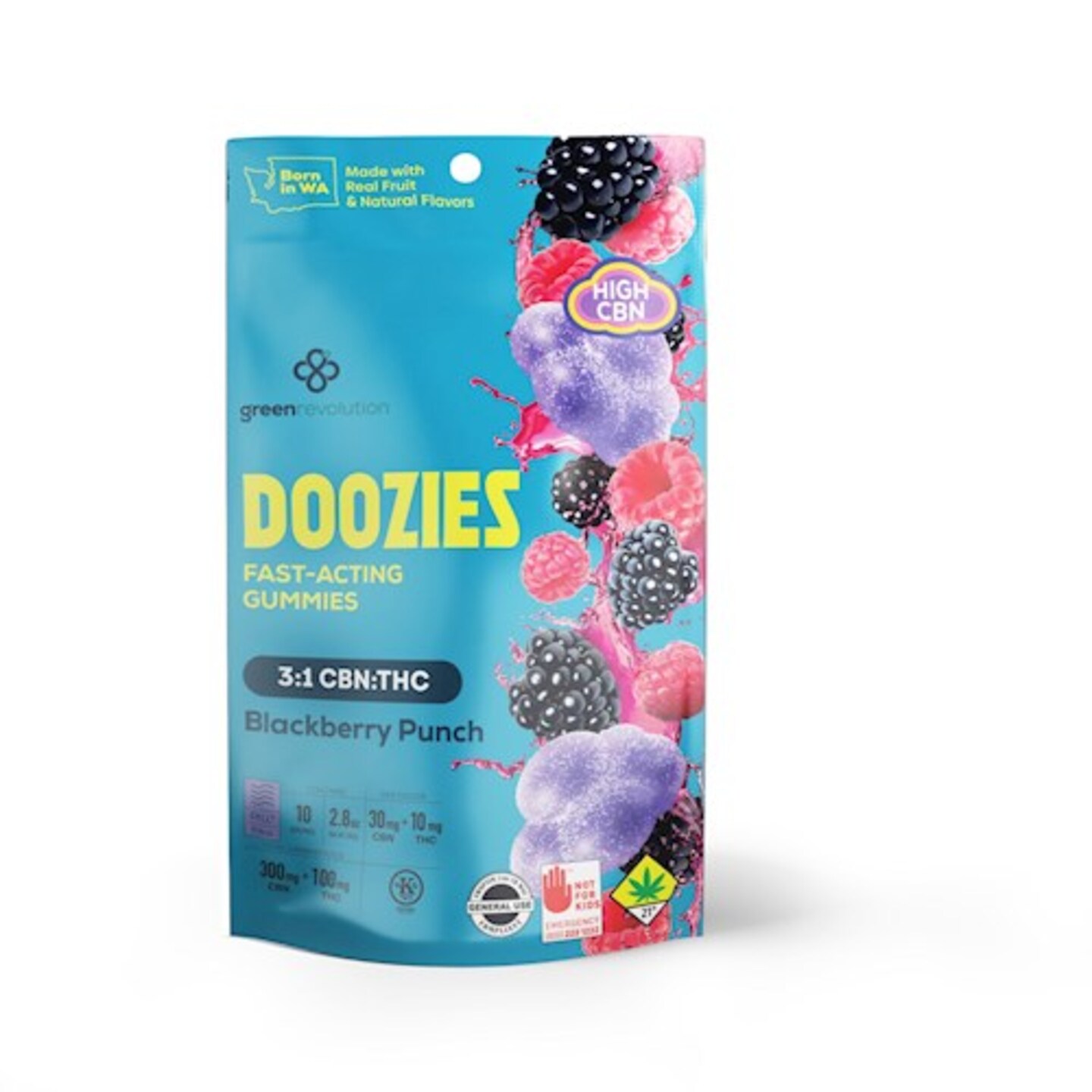 Doozies Juicy Peach - 1:1 - CBD:THC - Gummies - Doozies - Floyd's
