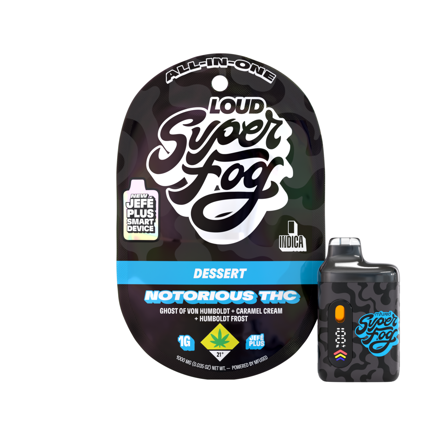 Mfused Pacific Punch - 1g - All in One Vape - SF LOUD - Mfused