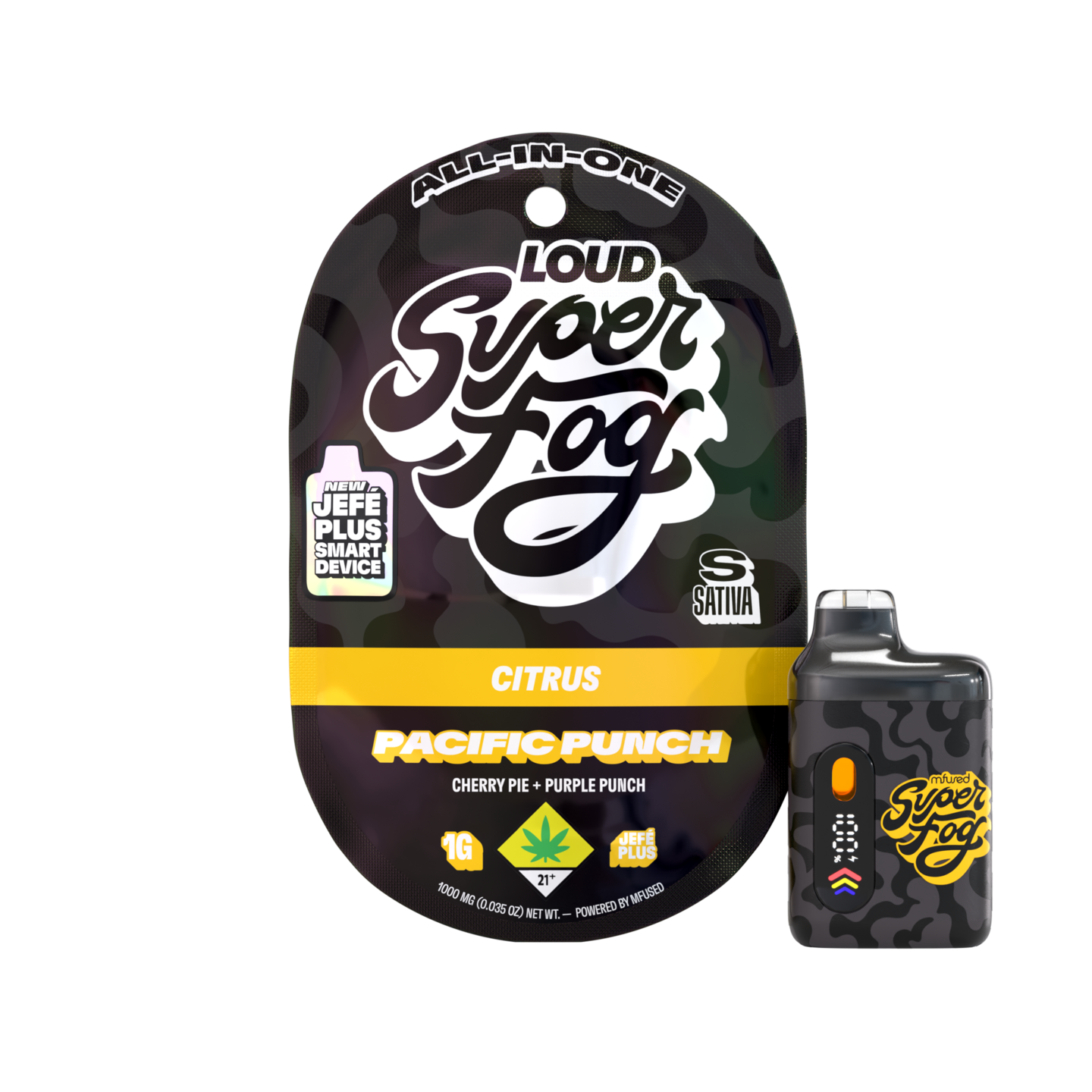 Mfused Pacific Punch - 1g - All in One Vape - SF LOUD - Mfused