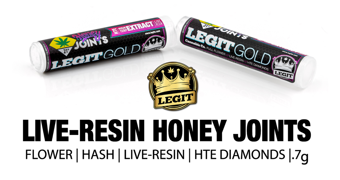Legit Gold Oil Tanker - .7g - Infused Preroll - Mini - Legit Gold