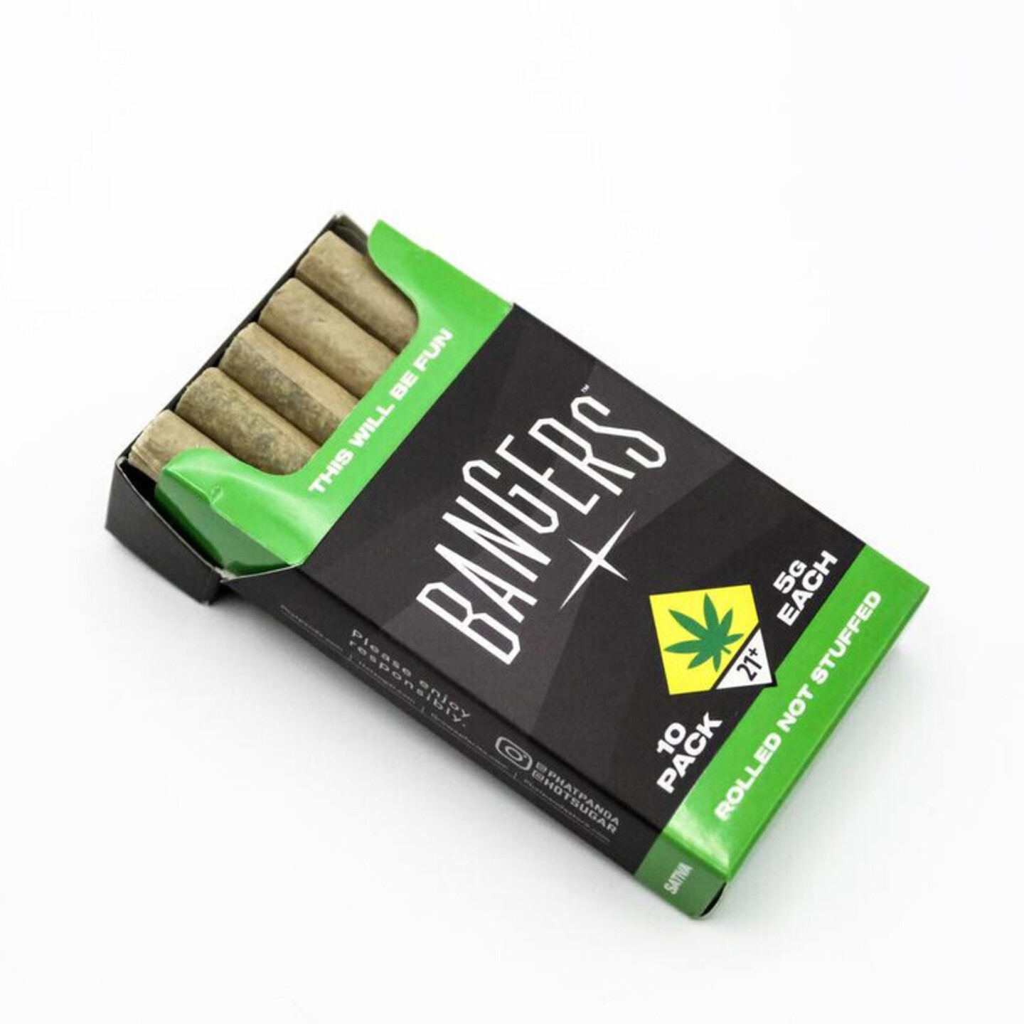 ★新品　パンダツイストバングル　ボトルグリーン　スナフジタ Phat Panda OG Chem - 10x.5g - Bangers Prerolls - Phat Panda