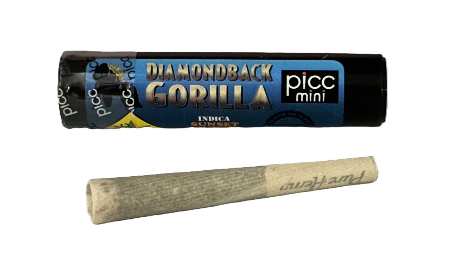 Diamondback Gorilla Designer Runtz x Gelato - .5g - PICC Infused