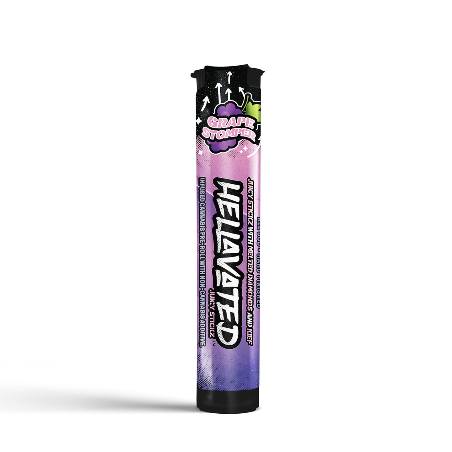 Hellavated Double Mint - .75g - Infused Preroll - Hellavated