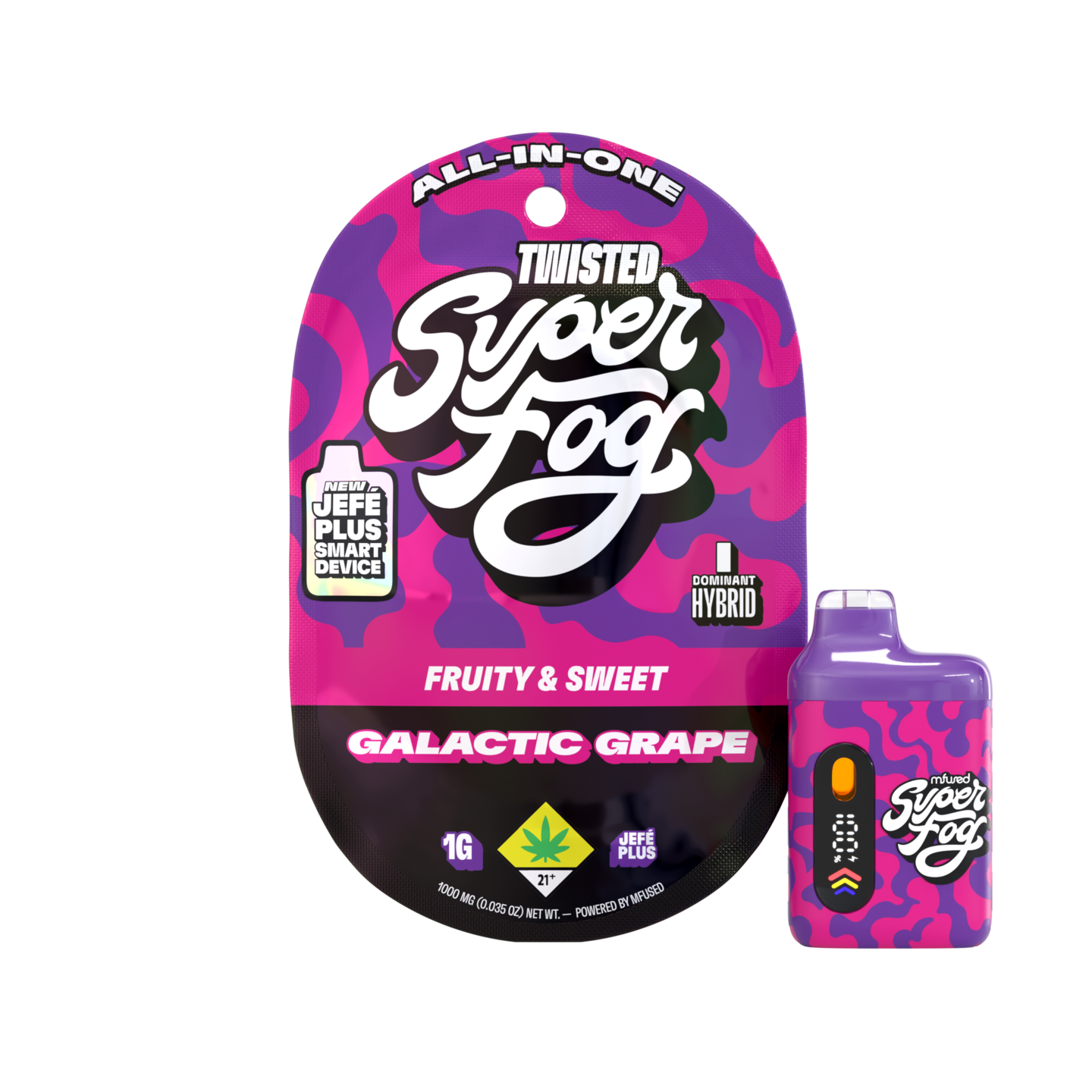 Mfused Lemon Loopz - 1g - All In One Vape - SF TWISTED - Mfused
