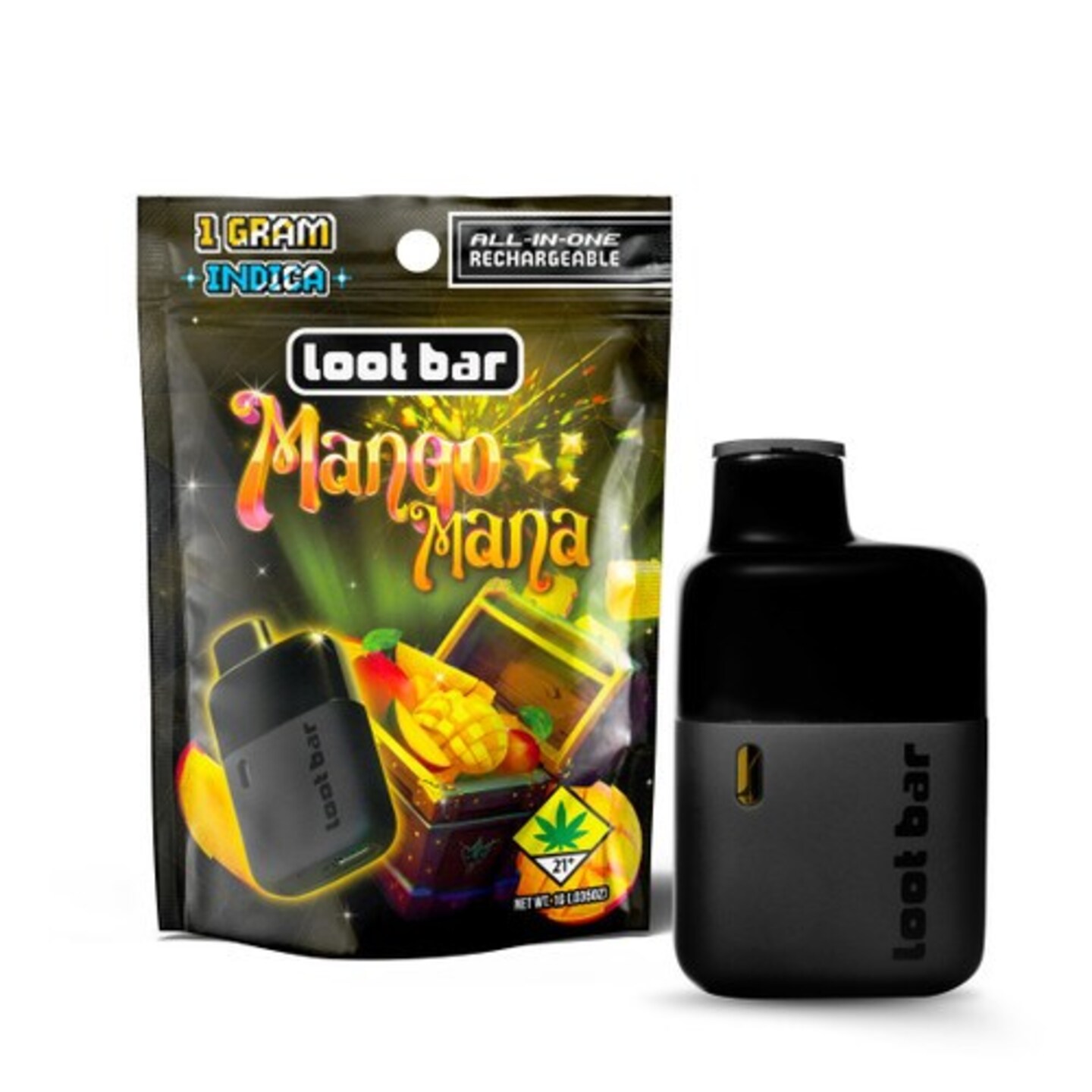 Loot Bar Hawaiian Shaved Ice - 1g - All In One Vape - Flavored - Loot Bar