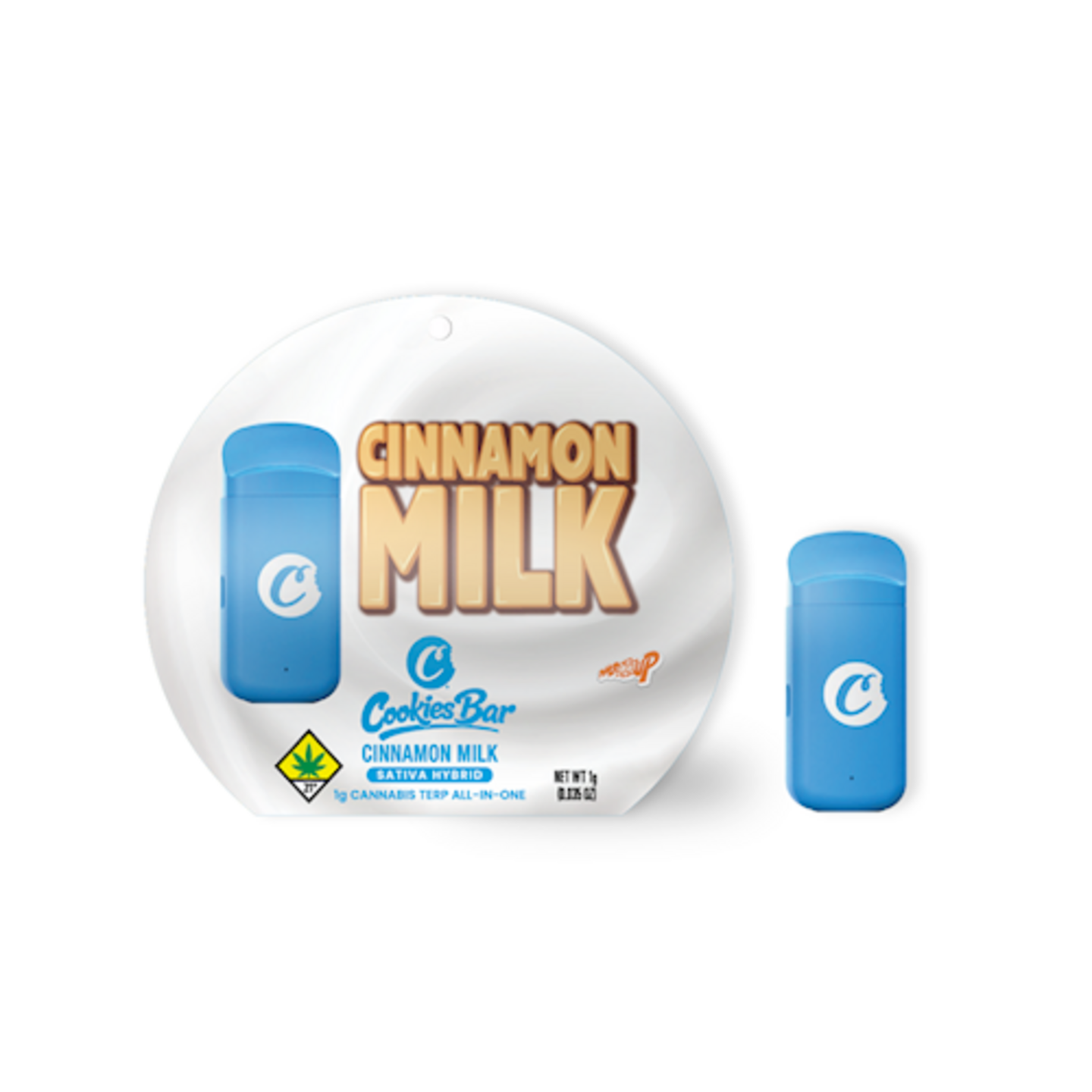 Cookies Cinnamon Milk - 1g - All In One Vape - Bar - MAGNETIC MADNESS -  Cookies