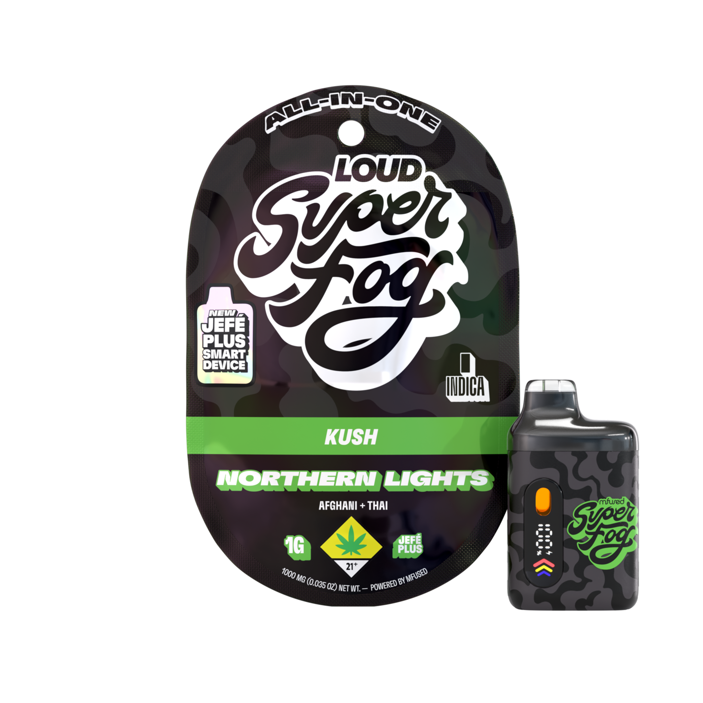Mfused Northern Lights - 1g - All-In-One - HTE - Loud by Super Fog - Dank's Warehouse Cannabis Dispensary in WA Mfused Northern Lights - 1g - All-In-One - HTE - Loud by Super Fog - Dank's Warehouse Cannabis Dispensary in WA