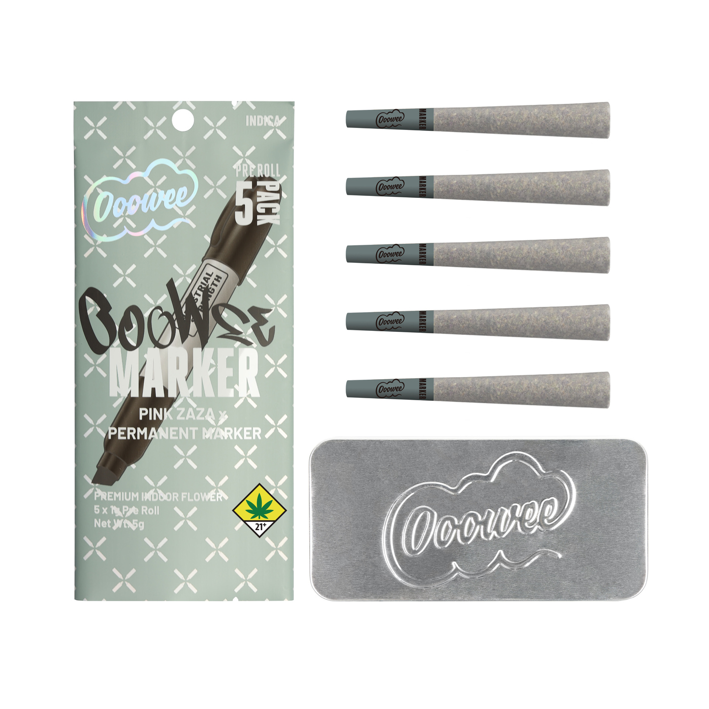Ooowee Ooowee Marker - 5x1g - Preroll - Ooowee - Dank's Warehouse