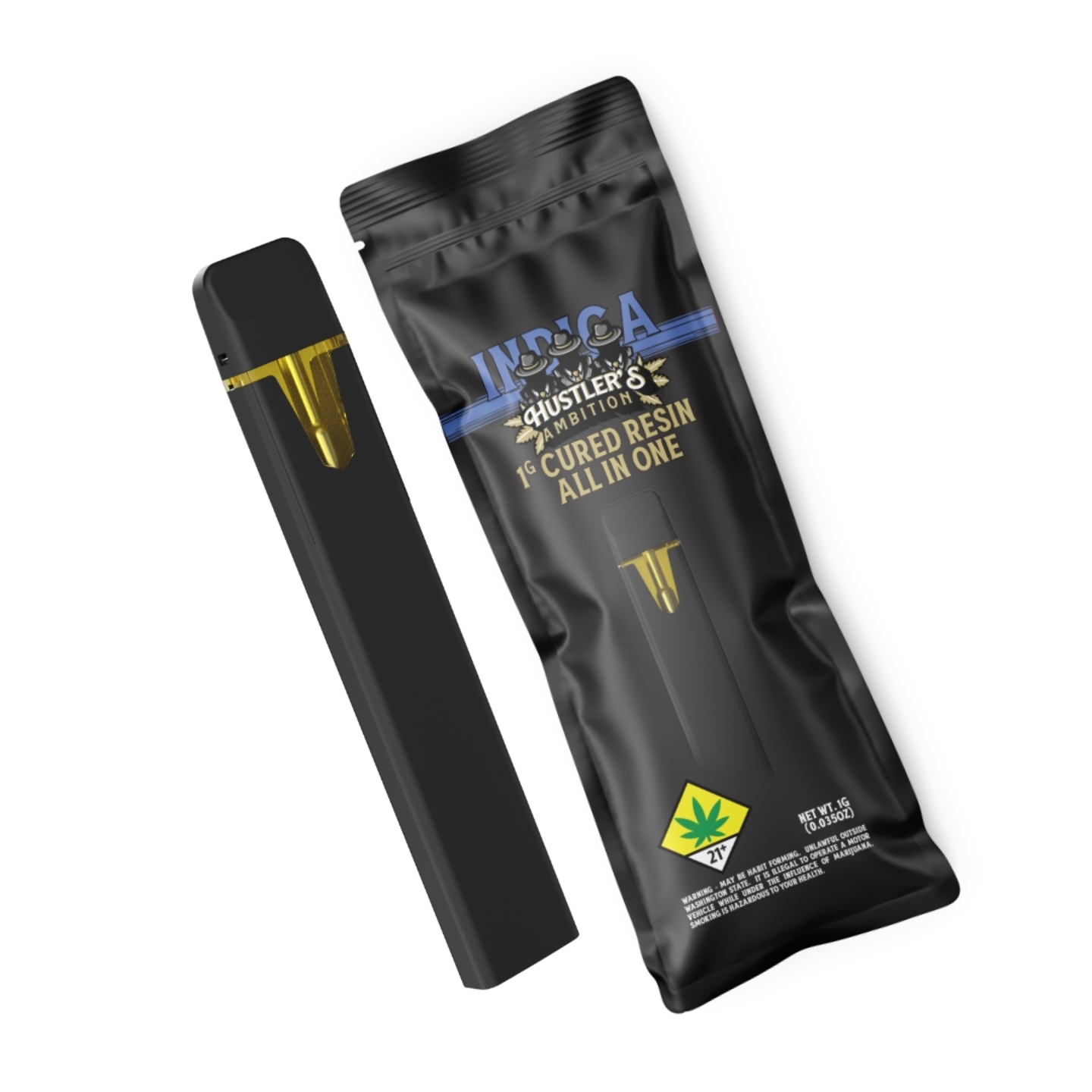 Marmas Blue Raspberry - 1g - Disposable - MarmasBar