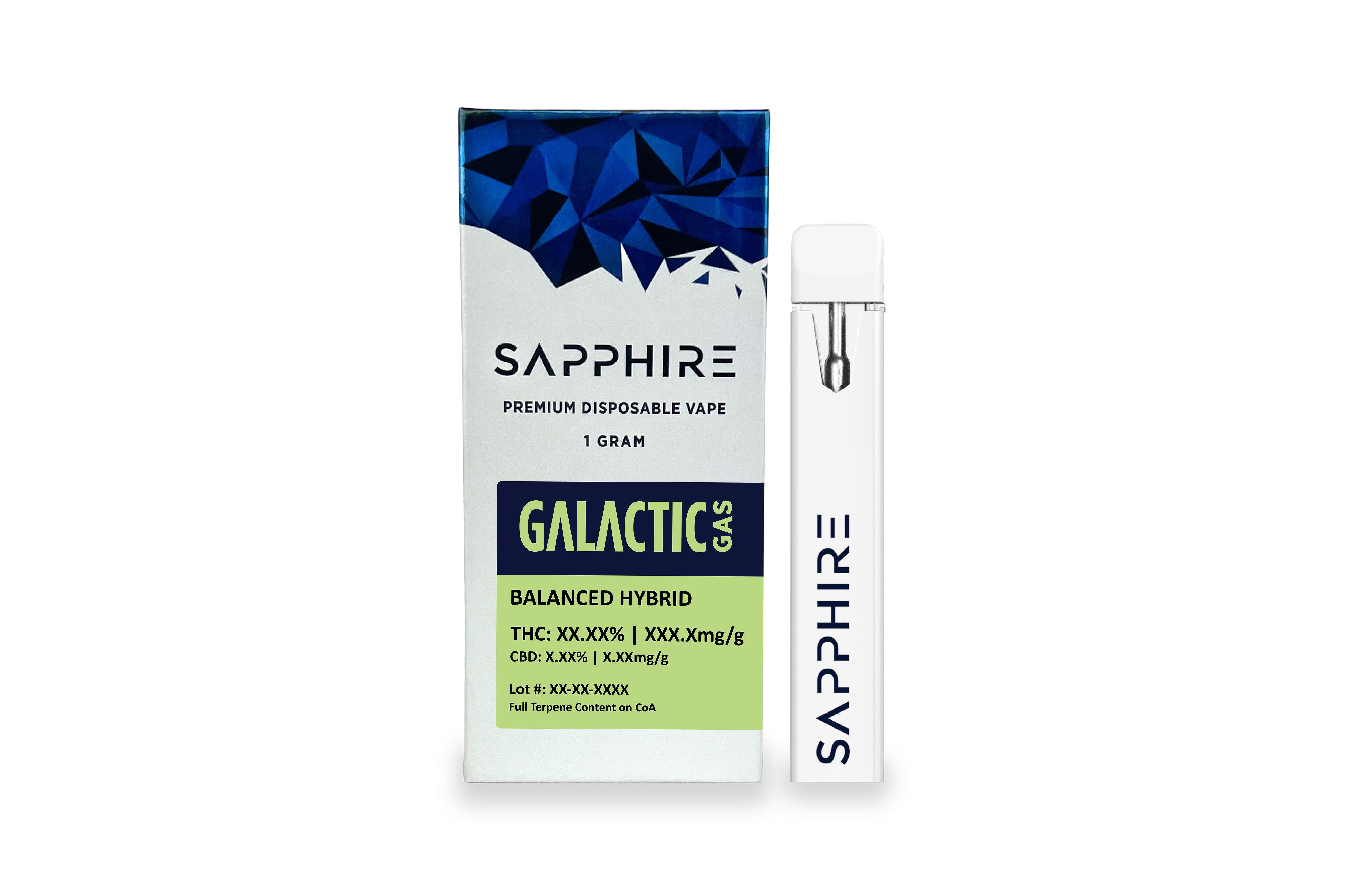 Sapphire Sapphire - Galactic Gas - 1g - (AIO) - Frass Box Cannabis