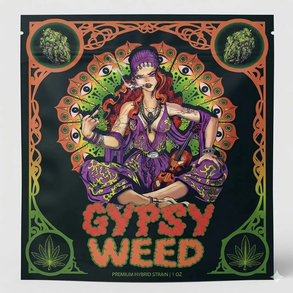 HILLBILLY HEADHUNTERS grass ロカビリー Gypsy Weed Gypsy Weed - Huckleberry Soda - Flower - 3.5 Gram