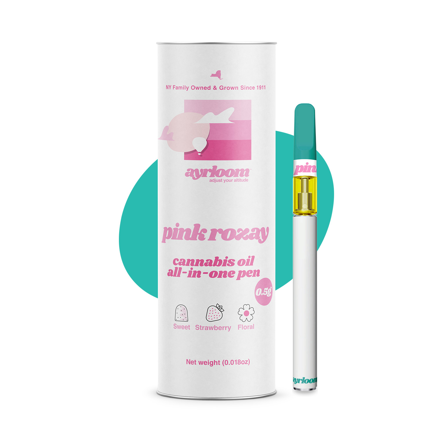 Ayrloom Ayrloom - Pink Rozay (AIO) - Vape - .5g
