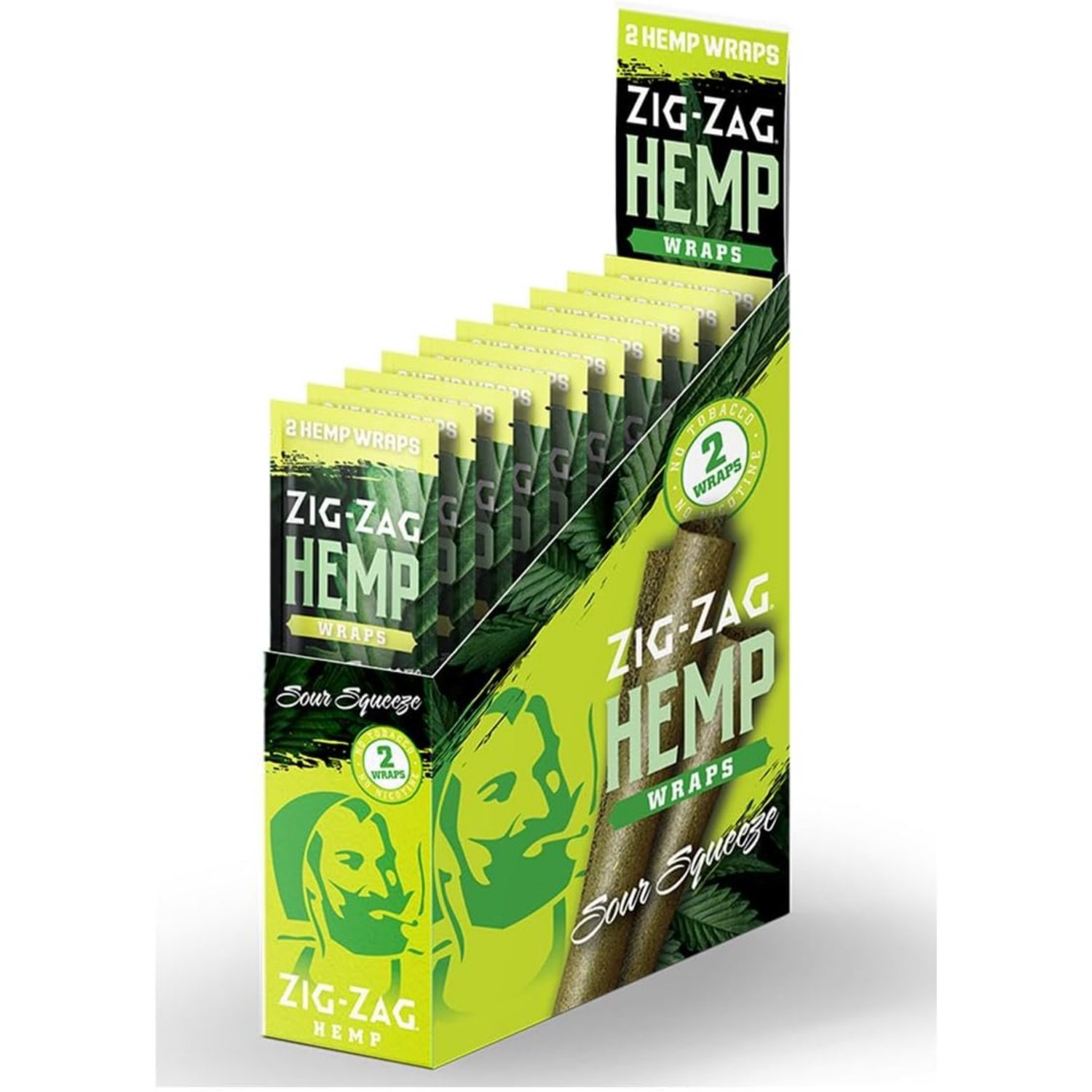 Zig-Zag Sour Squeeze Hemp Wraps [2pk] - Urban Wellness Cannabis