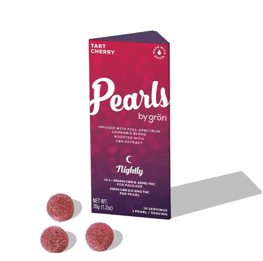 Gron Tart Cherry Pearls | Gummies 10:1 CBN:THC | Gron | 100mg
