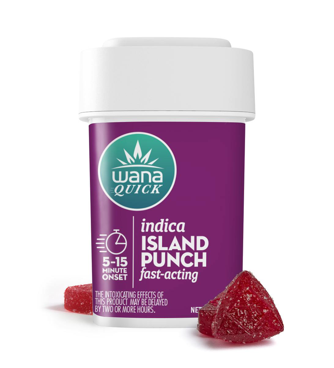 Wana Quick Island Punch | Fast Acting Gummies | Wana | 100mg - The