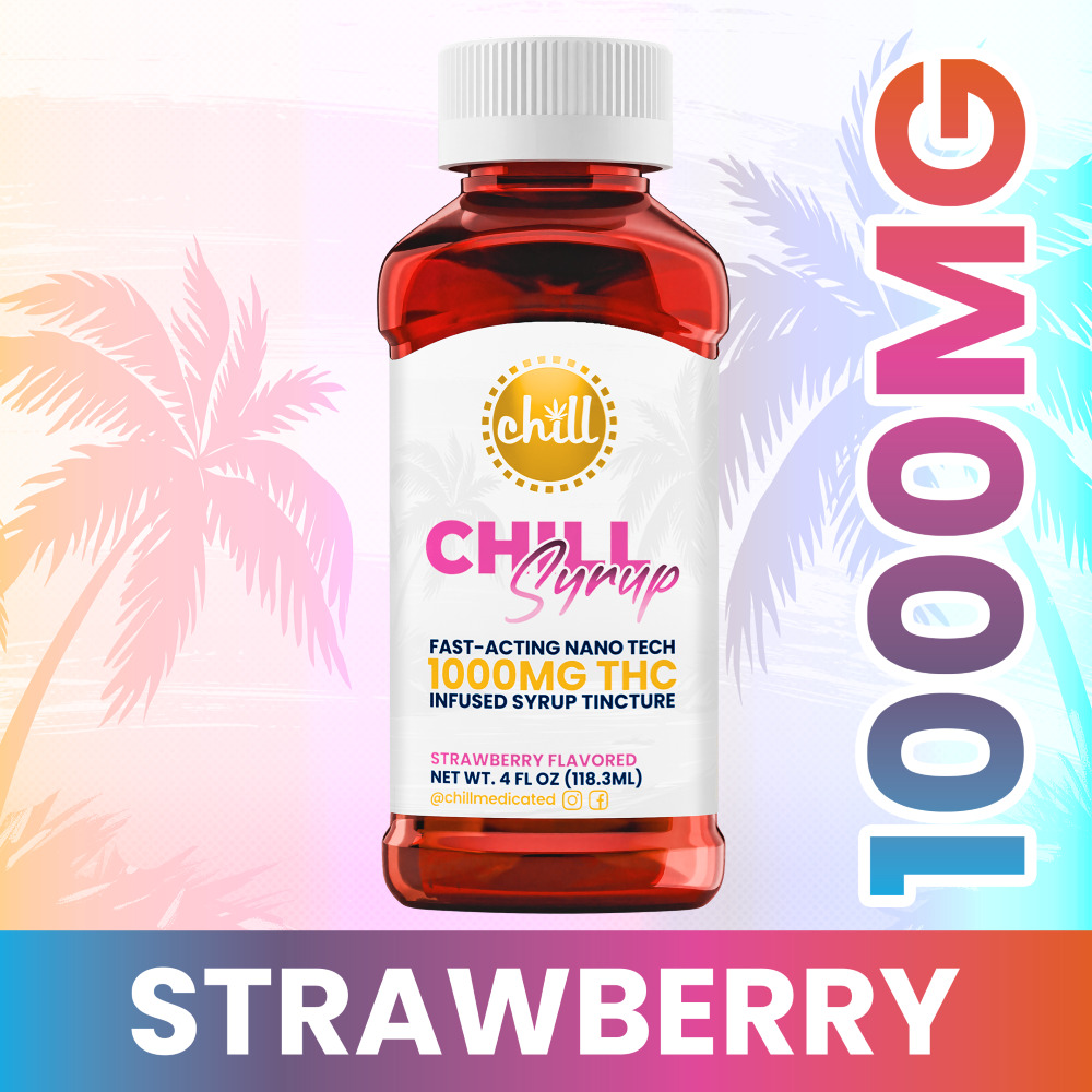 Chill Medicated Chill - Fast-Acting Blue Razz Syrup Tincture