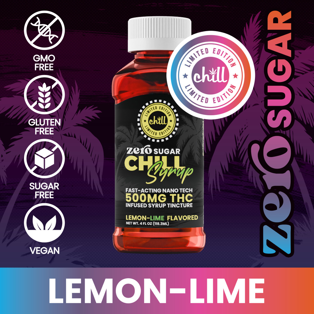 Chill Medicated Chill - Fast-Acting Blue Razz Syrup Tincture