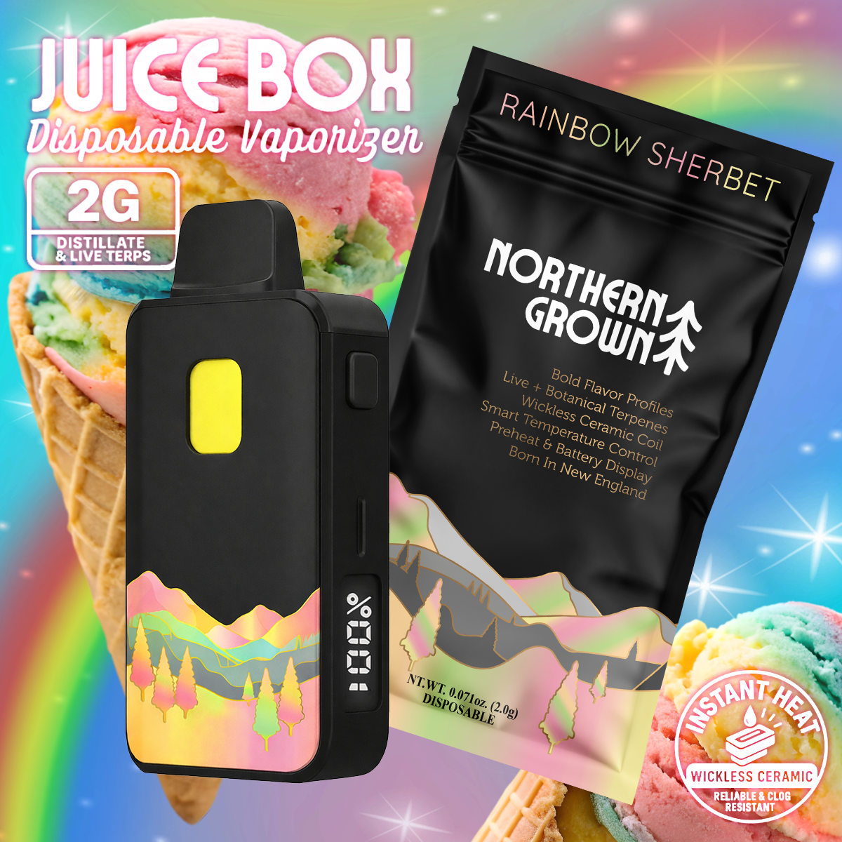 can you buy disposable vapes in massachusetts Northern Grown Rainbow Sherbet | Juice Box Vape | 2g (IH) Flavors:Banana Freeze 3% Odor-Free Vape VOOPOO VINCI 2 Replacement
