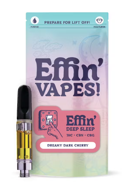 ripe vapes Effin' Effin' Deep Sleep | Dreamy Dark Cherry 14:1:1 THC:CBN:CBG Vape | 1g  (I)