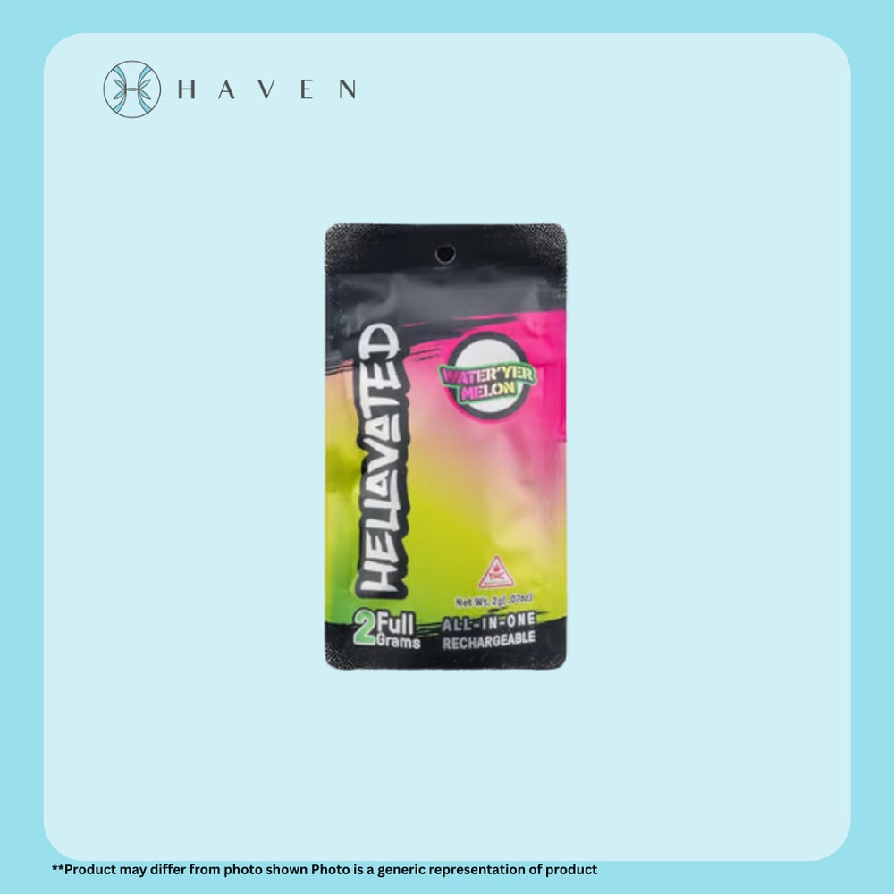 Hellavated 2g Water Yer Melon (Disposable Pen) | Hellavated