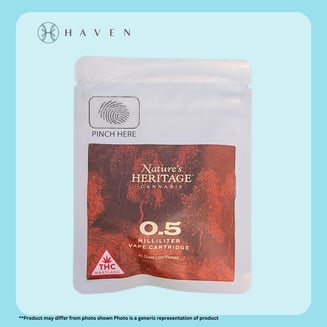 nature's heritage disposable vape Flavour:Frozen Peach Razzle Dazzle - Pod Vape Parts