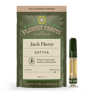 cbd jack herer vape cart for sale Florist Farms Jack Herer | Sativa | 1G Vape Cartridge