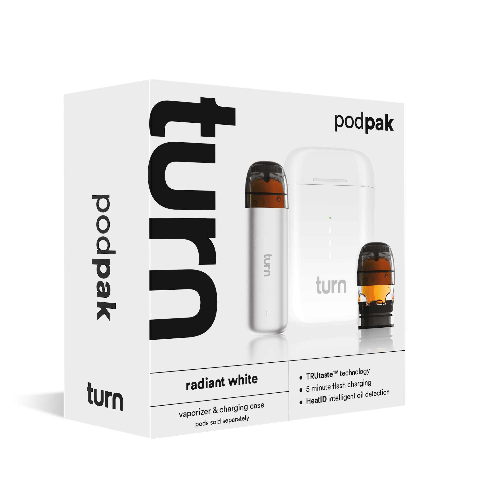turn podpak - white - FlynnStoned Cannabis Company Dispensary in NY