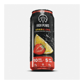 High Peaks Sparkling Strawberry Lemonade (5mg CBD / 10mg THC) (Each)