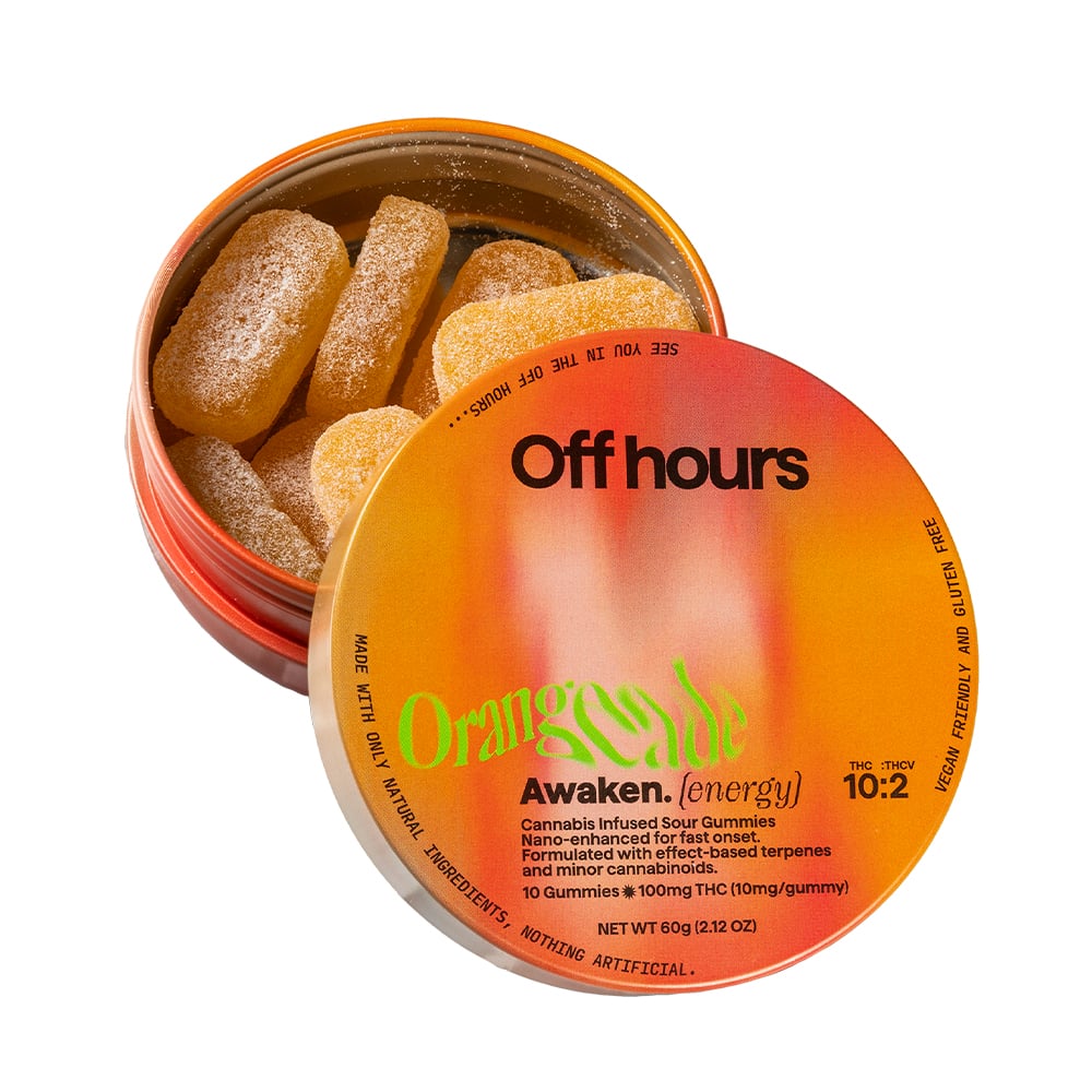 Off Hours Sour Orangeade - Awaken [10pk] (100mg THC/20mg THCv