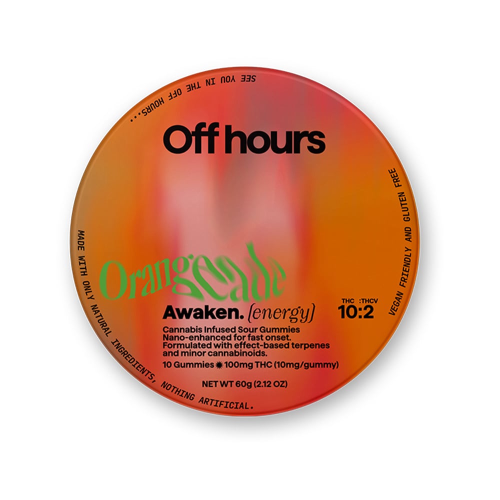Off Hours Sour Orangeade - Awaken [10pk] (100mg THC/20mg THCv