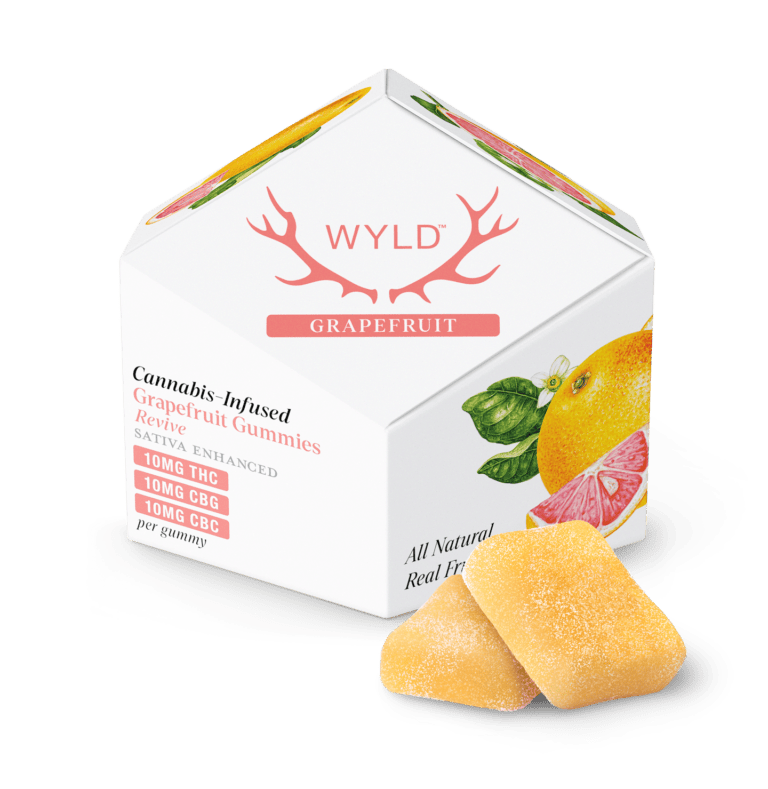 WYLD | Grapefruit | 1:1:1 THC:CBG:CBC | Gummies | 100mg image 0