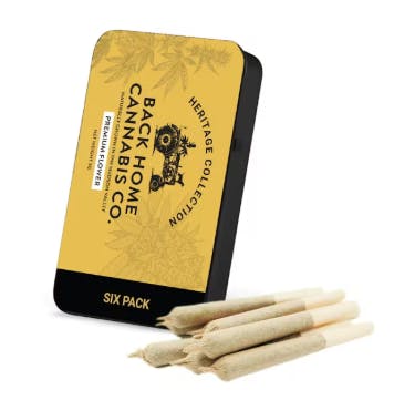 Back Home Cannabis Back Home Cannabis | Maui Wowie | Pre Roll 6pk