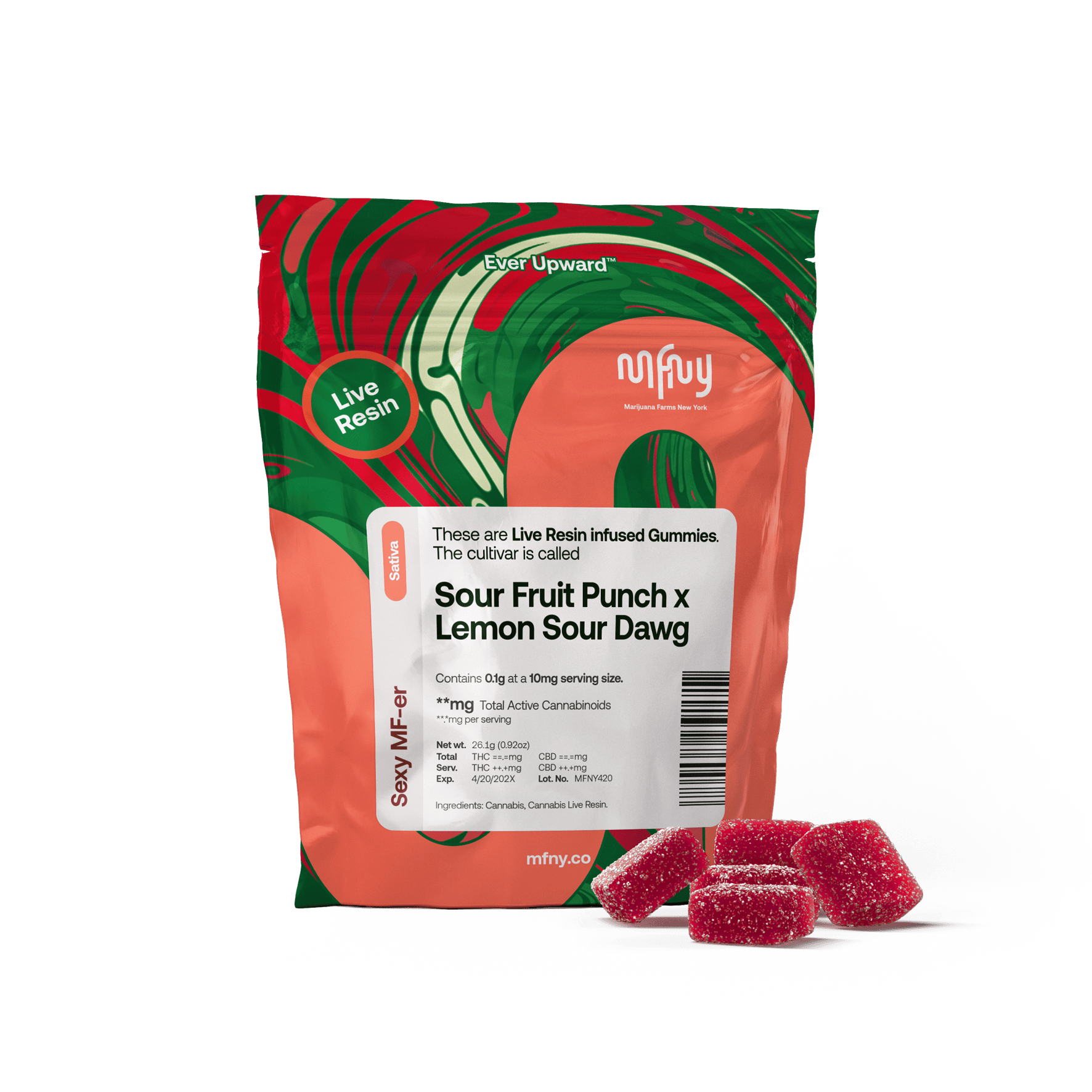 MFNY | Sour Fruit Punch x Lemon Sour Dawg | Gummies | 10 pk | 100mg image 0