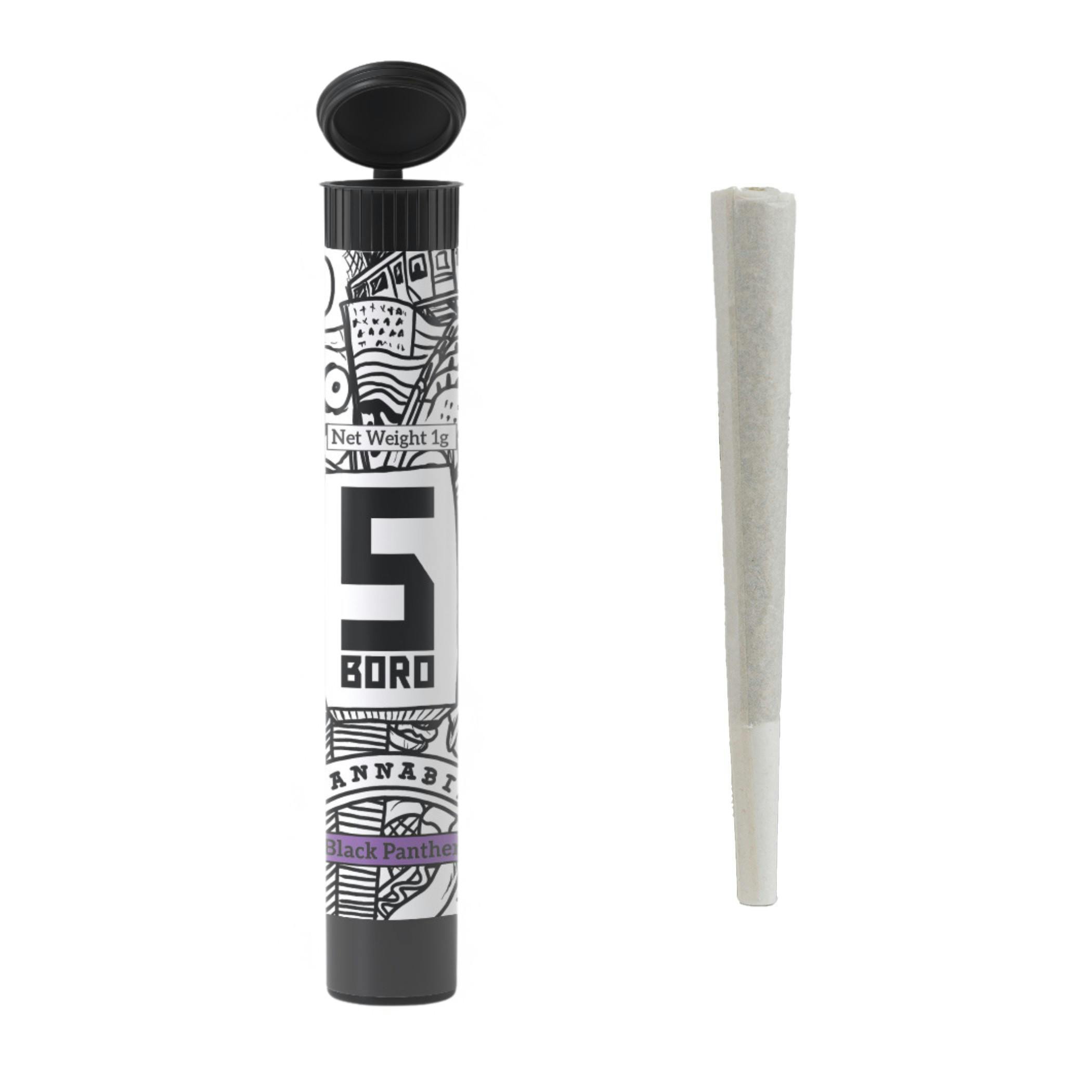5 Boro 5 Boro | Amnesia Haze | Pre-Roll | 1g - Chrome Flwrs