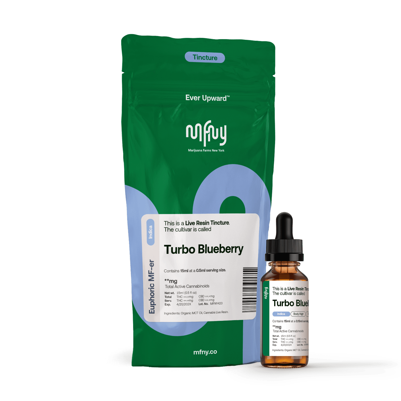 MFNY | Turbo Blueberry | Live Resin Tincture | 15mL image 0