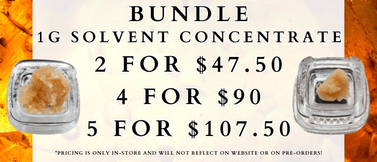Solvent Concentrate Bundle!
