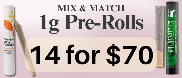 Pre-Rolls | 1g | 14 for $70