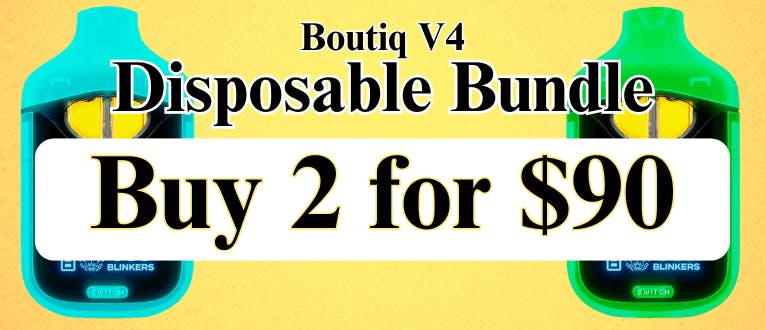 Boutiq V4 Disposable Bundle | 2 for $90