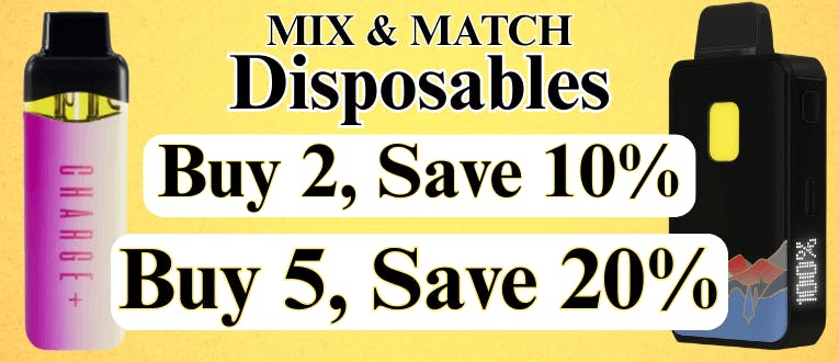 Disposables | 1g & 2g | 2 for 10% OFF | 4 for 20% OFF