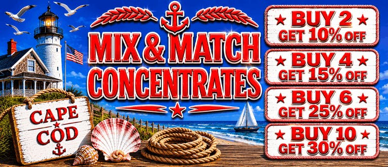 1g Concentrates | 2-10% Off | 4-15% Off | 6 -25% Off | 10-30%