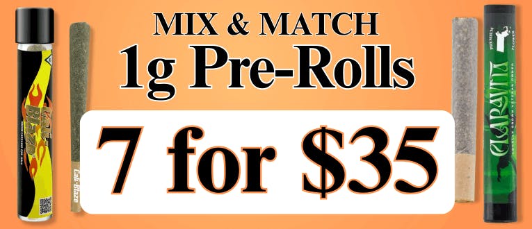 Pre-Rolls | 1g | 7 for $35