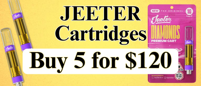 Cartridges | Jeeter | 1g | 5 for $120