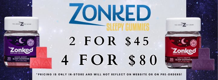 Zzzonked Gummies Bundle | 2 for $45 | 4 for $80