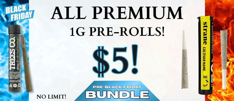  1g Pre-Rolls for $5