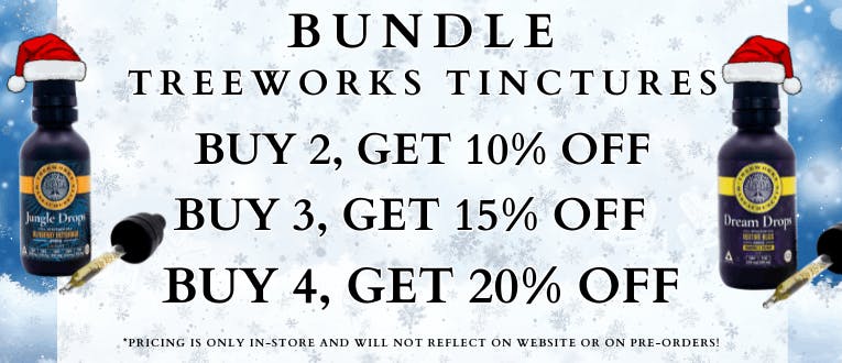 Tinctures | Treeworks | 2 Get 10% Off | 3 Get 15% Off | 4+ Get 20% Off