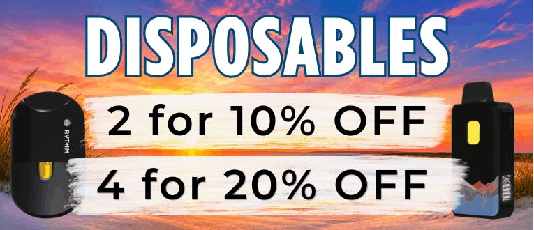 Disposables | 1g & 2g | 2 for 10% Off | 4 for 20% Off