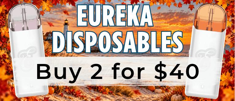 Eureka | 1g Disposables | 2 for $40 